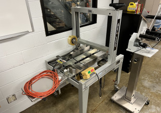 Used Belcor Semi-Automatic Top and Bottom Tape Case Sealer