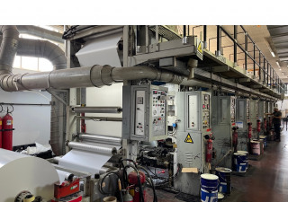 Máquina de rotogravura KRONERT GRAVURE 1996 - 8 cores usada