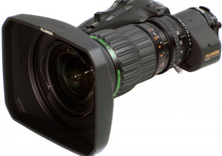 Gebruikte Fujinon HA14x4.5 BERD S10 HD ENG Lens 2x ext Zoom en Focus Servo