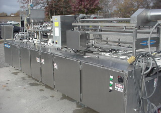 Used Del Dual Lane Cup Filling, Sealing & Lidding System, Plc Controlled