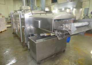 Used Heat And Control/ Mastermatic 34 Inch Wide Stainless Steel Gas Fired Continuous Fryer