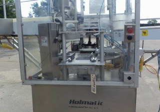 Used Holmatic Qc-80 Rotary Cup Filler/Sealer/Overcapper, 6 In. Diameter Tooling