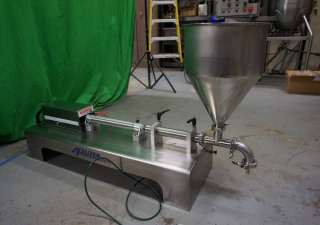 Used Accutek Svf Air Operated Single Head Piston Filler