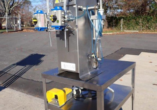 Used Als Packaging Solutions Tabletop Twin Piston Filling Machine, All Stainless Steel