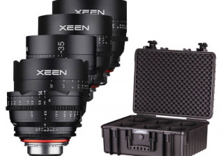 Paquete de lentes de cine Xeen usados 14/24/35/50/85 mm Montura PL