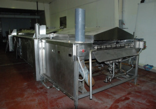 Used Stein Hpf-11 4028 Stainless Steel Continuous Gas Fired Fryer