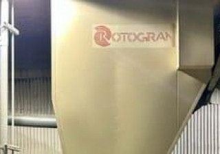 Granulatore Rotogran 3052 da 200 Hp usato con trasportatore inclinato