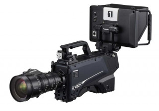 Câmera de estúdio Panasonic AK-PLV100GSJ 4K usada com montagem em PL