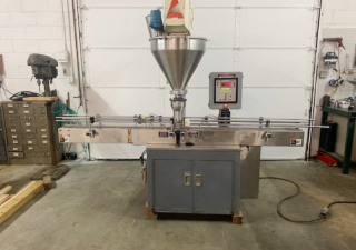 Used All Fill Powder Filler Model B 400 Single Head Automatic Unit With Conveyor