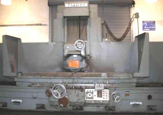 Μεταχειρισμένος υδραυλικός μύλος επιφανειών Mattison 30" X 72":