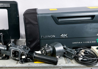 USADO Fujinon UA107x8.4BESM-T35 con tapa de lente y cubierta