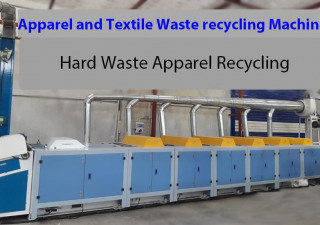 Machine de recyclage des déchets textiles d'occasion