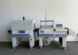 Used Audion L sealer and shrink tunnel