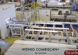 Weinig KR-450 Gang Rip Saw and Luxscan Combiscan