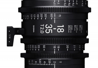 Lente de cine Sigma 18-35mm T2 con zoom de alta velocidad usado Montura EF IMPERIAL