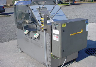 Encartonadora automática Econoseal E-2000 usada con termofusible, inoxidable