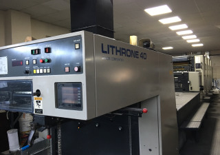 Komori Lithrone 40 Offset Printing Machine 70x100 4+Lac