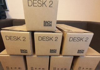 50 x Bachmann Desk 2 ( 902.201 ) professional desk power strip, new in box