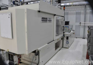 Arburg 570C Allrounder 242 Ton Injection Molding Machine With Chiller Product Feeder and Robot