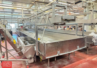 Damrow S/S Finishing Table, S/N: 95-065 With Carriage, Knives And Screen: 44’ X 6’