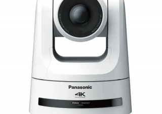 Câmera PTZ profissional Panasonic AW-UE100WEJ 4K NDI branca