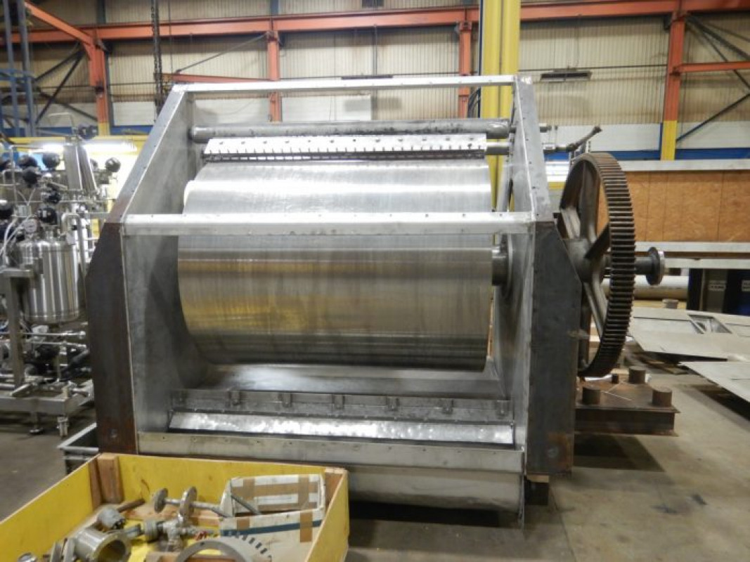 Buflovak drum flaker USA Kitmondo